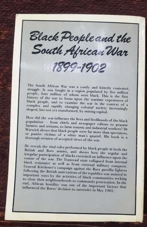 Black People and the South African War AND The Destruction of the Zulu Kingdom