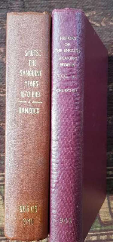 First Editions, A History of the English Speaking People AND Smuts the Sanguine Years 1870-1919