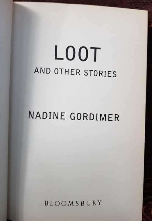 George Bizos and Nadine Gordimer, Odyssey to Freedom AND Loot, First Editions