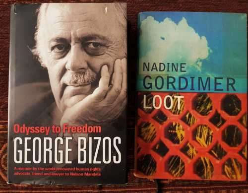George Bizos and Nadine Gordimer, Odyssey to Freedom AND Loot, First Editions