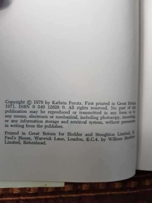 Beyond The Looking Glass, First Edition by Katherine Perutz