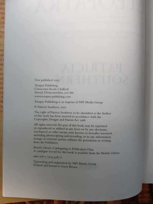 Anthony and Cleopatra First Edition by Patricia Southern