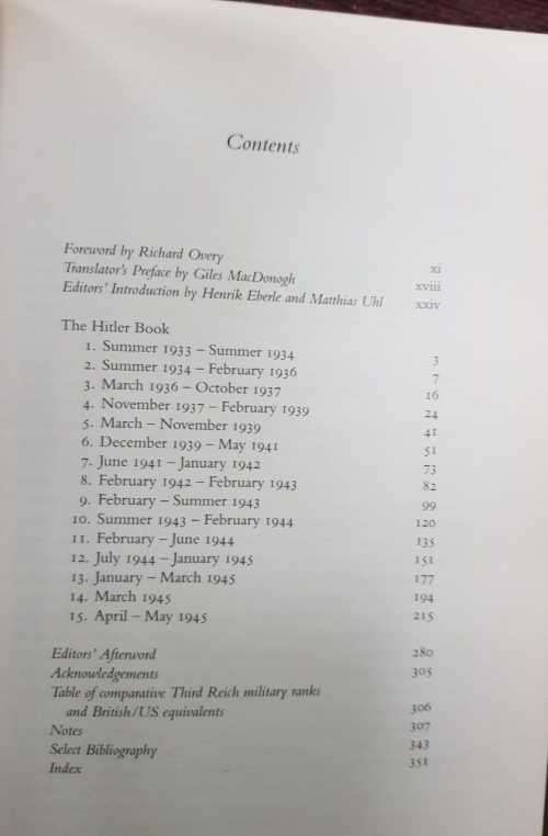 Hitler Book, First Edition by Henrik Eberle and Mathias Uhl.