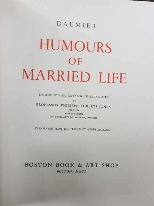 Humours of Married Life By Honoré Daumier 1968