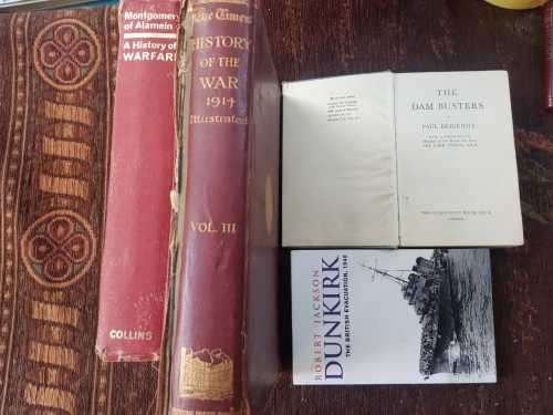 The History of Warfare, The Times History of War 1914, The Dam Busters AND Dunkirk,