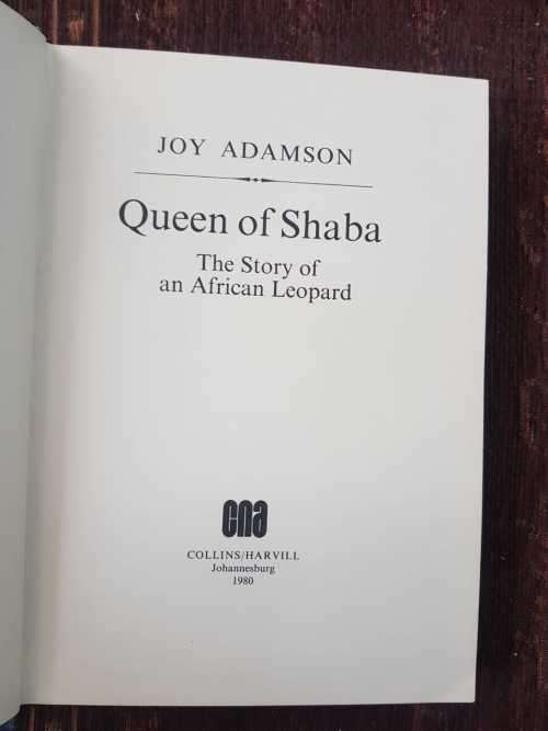 Queen of Shaba AND South African Journey, First Editions