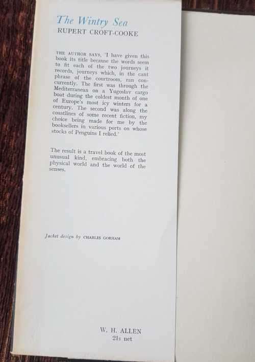 The Wintry Sea, First Edition by Rupert Croft-Cooke.