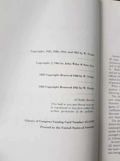 Industrial Furnaces, Vol 1 by   W. Trinks and M. H. Mawhinney