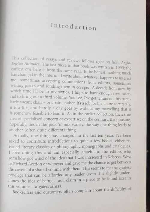 Working the Room, First Edition by Geoff Dyer