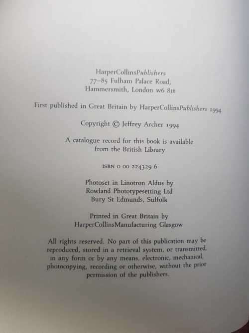 Twelve Red Herrings AND The Day of the Jackal First Editions