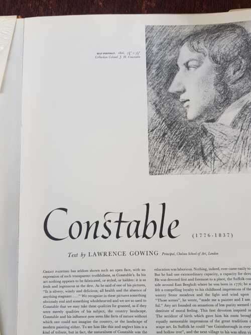 Constable, First Edition, On the cover The Haywain (National Gallery London)