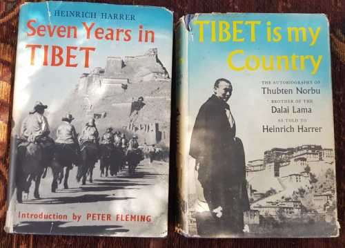 Seven Years in Tibet AND Tibet is my Country, First Editions