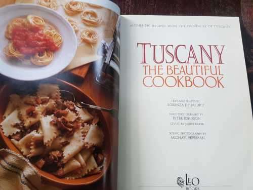 Tuscany, The Beautiful Cookbook, coffee table book