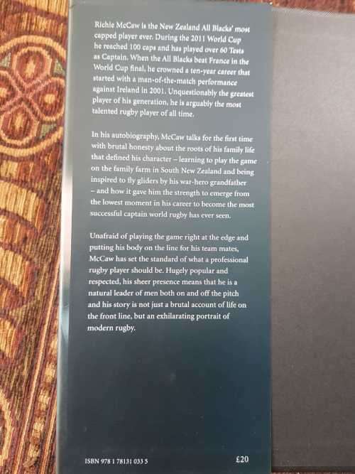 The Real McCaw, First Edition, Richie McCaw, The Autobiography