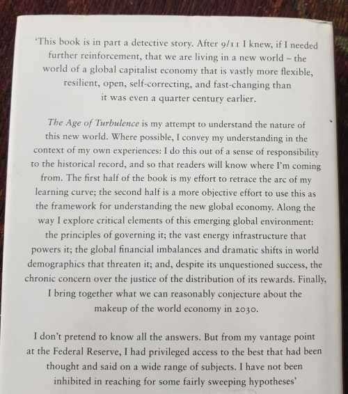 Alan Greenspan, The Age if Turbulence, Adventures in a New World    AND   Bill Gates, The Road Ahead