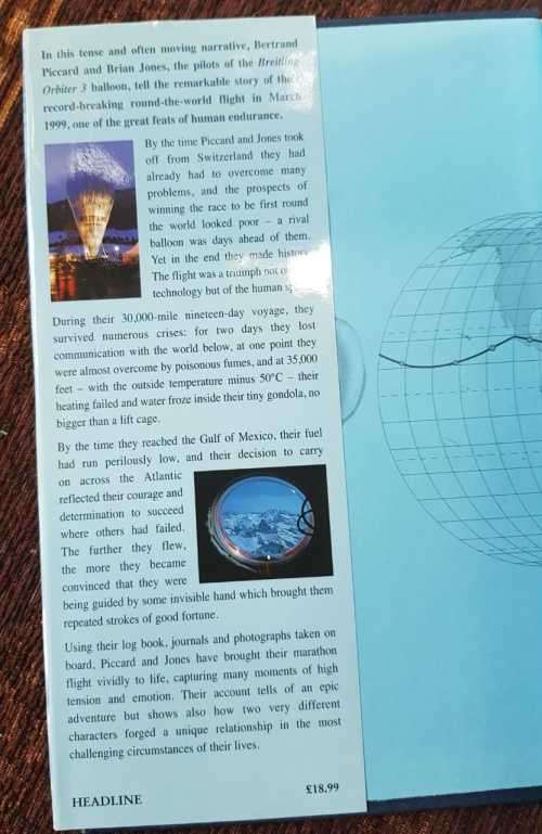 The Greatest Adventure, First Edition by Bertrand Piccard and Brian Jones