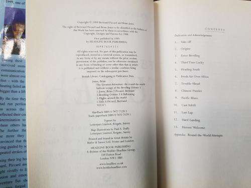 The Greatest Adventure, First Edition by Bertrand Piccard and Brian Jones