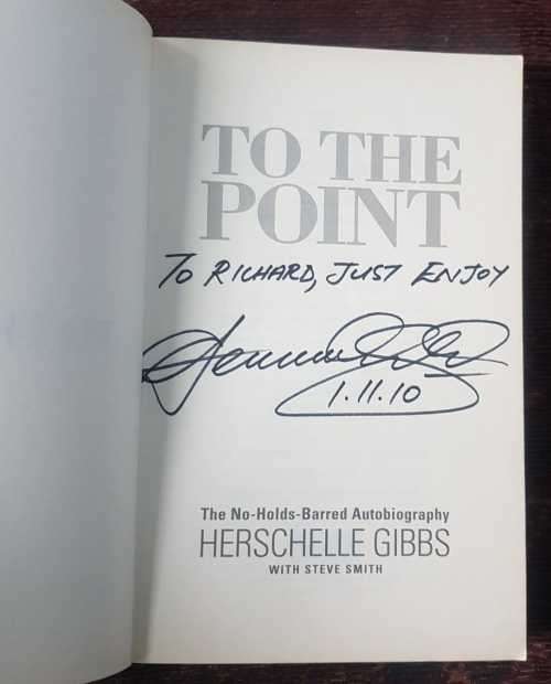 AB Devilliers AND Herschelle Gibbs, Signed copy