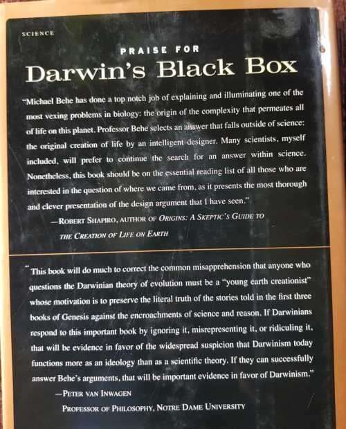 Darwin's Black Box First Edition by Michael J. Behe