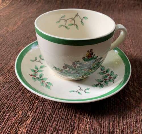 Spode Christmas Tree Teacup & Saucer, in for Christmas !