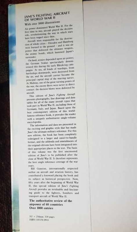 Janes Fighting Aircraft of World War II, First Edition, forward   by Bill Gunston