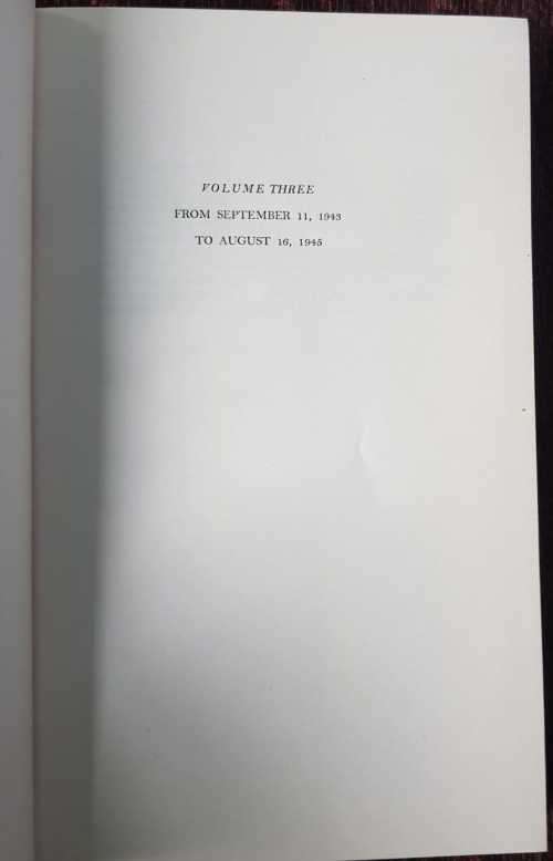 Churchill, The War Speeches, First Edition compiled by Charles Eade