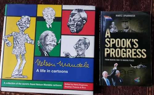 Mandela, A Life in Cartoons AND A Spooks Progress (F.W. De Klerk), First Editions