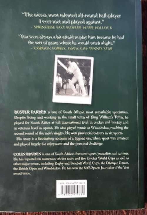 The Buster Farrer Story, Signed copy. All-Rounder by Colin Bryden