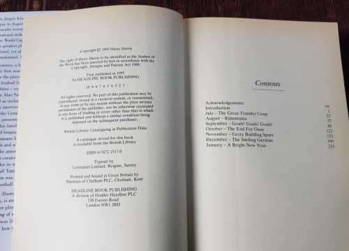 Jürgen Klinsmann, First Edition by Harry Harris