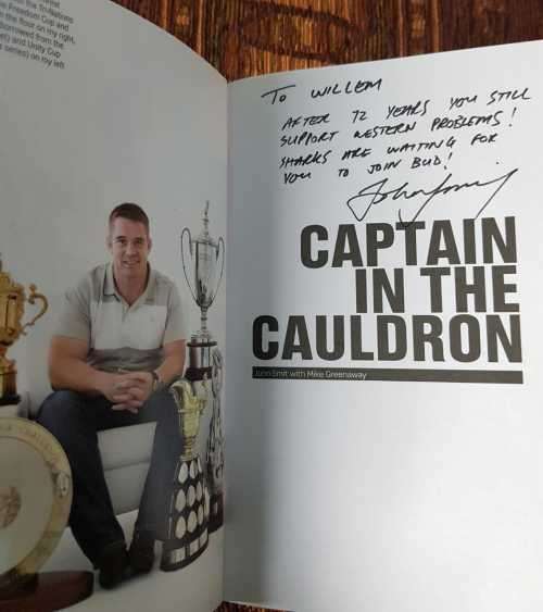 Rugby AND Captain in the Cauldron - Signed by John Smit