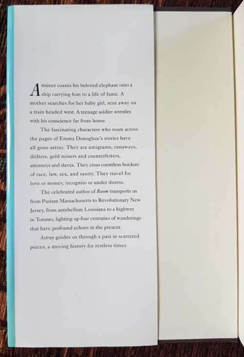 Astray, First Edition by Emma Donoghue