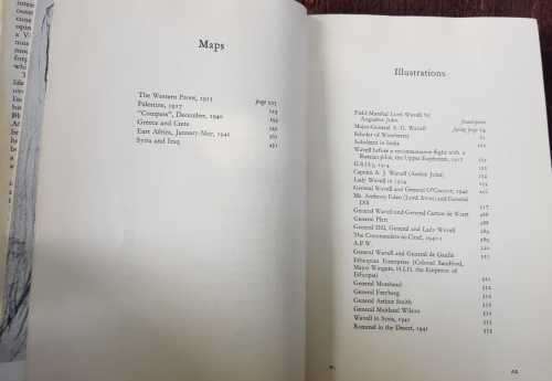 Wavell, First Edition   Wavell, Scholar and Soldier by John Connell.