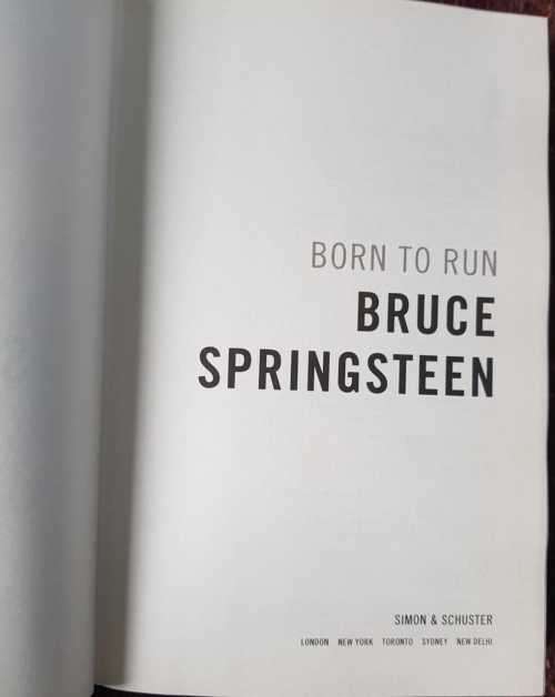 Bruce Springsteen, First Edition, Born to run.