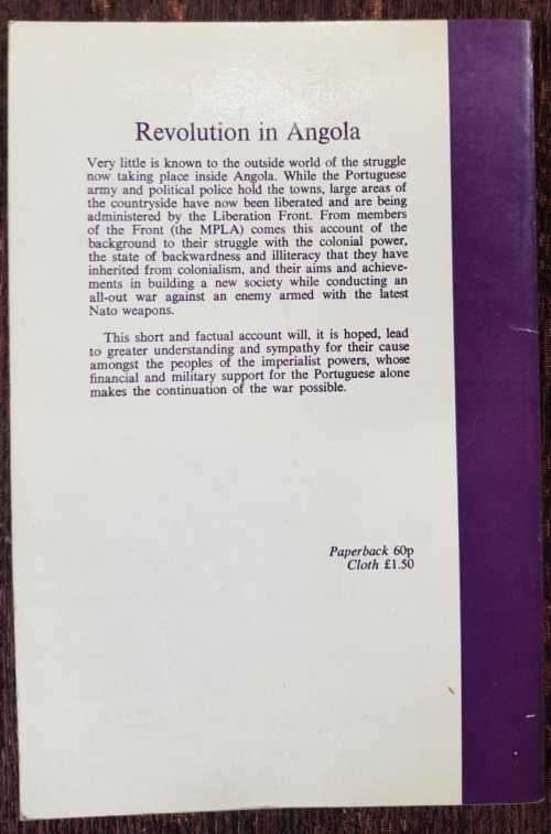 Revolution in Angola, First Edition by  members of the liberation front