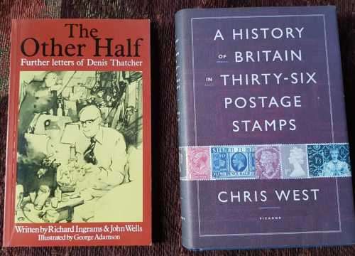 Denis Thatcher AND A History of Britain Thirty-Six Postage Stamps