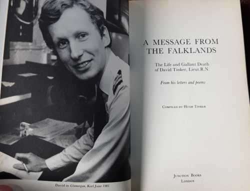A Message from The Falklands, First Edition by Hugh Tinker