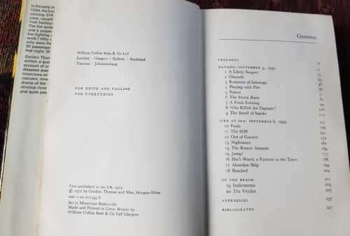 The Strange Fate of Morro Castle, First Edition by Gordon Thomas and Max Morgan-Witts