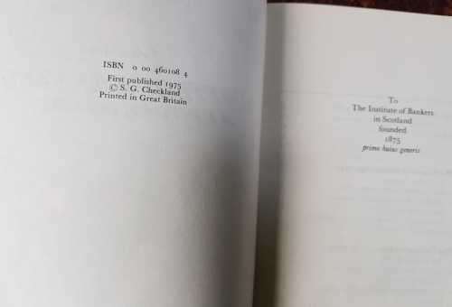 Scottish Banking, A History 1695-1973 by S. G. Checkland.