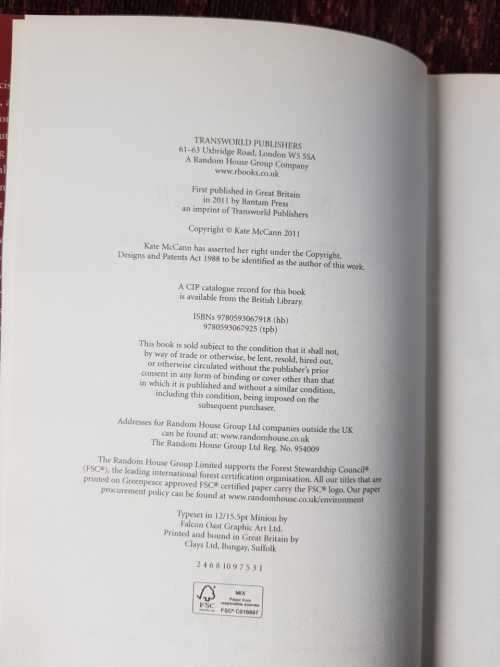 Madeleine by Kate McCann