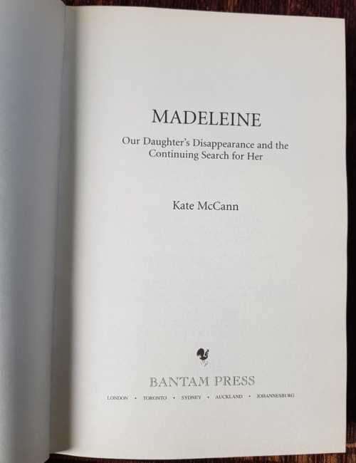 Madeleine by Kate McCann