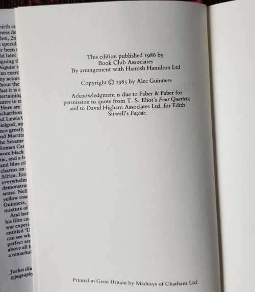 Eminent Victorians AND Alec Guinness, First Editions