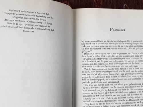 Dawie 1946-1964 AND Vorsters Foreign Policy, First Editions