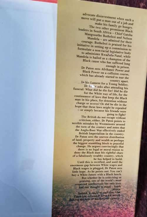 Zululand Wilderness, Signed Mandla M and 10 others AND Save the Beloved Country, First Editions