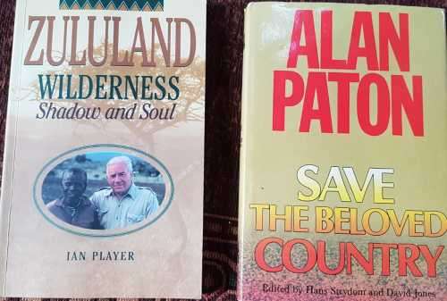 Zululand Wilderness, Signed Mandla M and 10 others AND Save the Beloved Country, First Editions