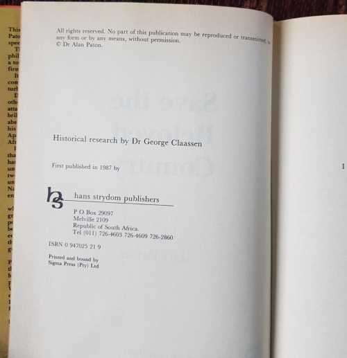 Zululand Wilderness, Signed Mandla M and 10 others AND Save the Beloved Country, First Editions
