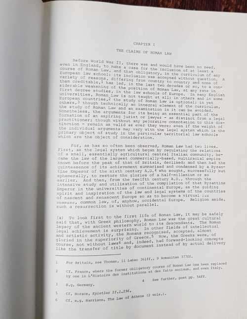 Textbook of Roman Law, by J.A.C. Thomas