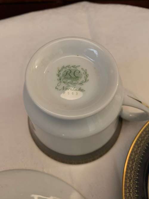 Noritake Tea Cup, saucer and cake plate