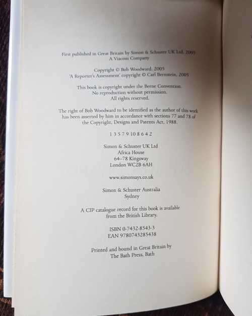 The Secret Man by Bob Woodward The story of Watergates deep throat