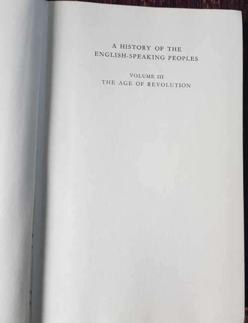 A History of the English Speaking People AND The Second World War