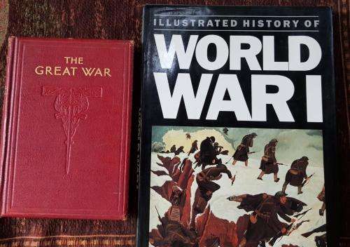 Churchill The Great War First Edition circa 1933 AND Illustrated History of World War 1